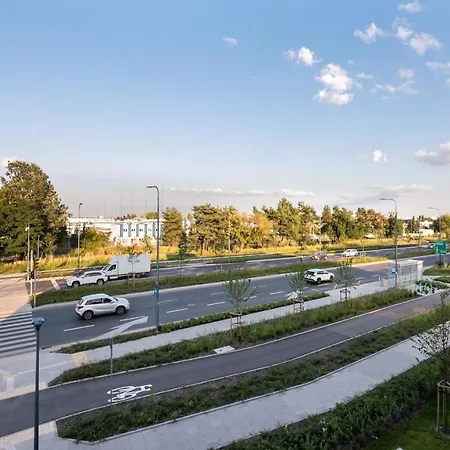 Nova Sfera Green Apartment Warschau Exterior foto